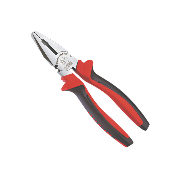 Baum Combination Pliers, Double Colour Sleeve, Black Phosphated