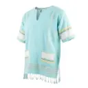 Kikoy Shirt Blue - KCL07