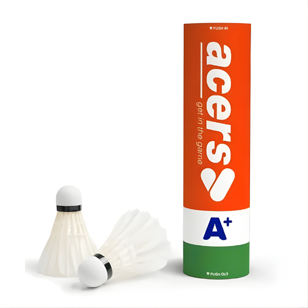 Acers A Grade White Feather Badminton Shuttlecock (5pcs)