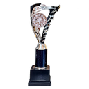 [15262] Frenzy Multisport Tube Trophy Silver & Black - TR24518 (30cms)