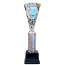 [15279] Cobra Star Multisport Tube Trophy Silver - TR25641 (34cms)