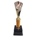 [15286] Rodeo Multisport Tube Trophy Silver & Gold - TR25608 (33cms)