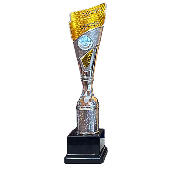 Predator Multisport Tube Trophy Silver & Gold - TR25584