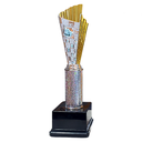 [15274] Flash Plastic Trophy Silver - TR23570 (33cms)