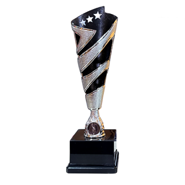 Hurricane Altitude Plastic Cup Trophy Silver & Black - TR24536