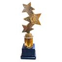 [15249] Trinity Star Multisport Tube Trophy Gold - TR25597 (27cms)