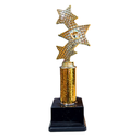 [15251] Trinity Star Multisport Tube Trophy Gold - TR25597 (33cms)
