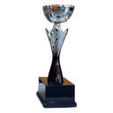 [15349] Blade Trophy Silver & Black - TR25567 (31cms)
