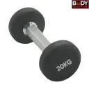 [15607] Body Sculpture Dumbbell Rubber : BW-405 (20kg)