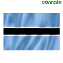[15762] Connate Flag Assorted Countries : 15090 (Botswana)