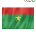[15764] Connate Flag Assorted Countries : 15090 (Burkina Faso)