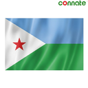 [15773] Connate Flag Assorted Countries : 15090 (Djibouti)