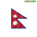 [15800] Connate Flag Assorted Countries : 15090 (Nepal)