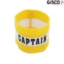[15837] Gisco Captains Arm Band : 66401 (Yellow/White)