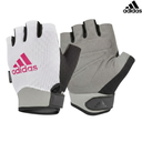 [15704] Adidas Fitness Performance Gloves : ADGB-131/2-NL (White, Medium)