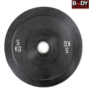 [15629] Body Sculpture Bumper Plates Rubber : BW-205 (5kg)