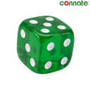 [15487] Connate Dice Transparent 16mm : T16 (Green)