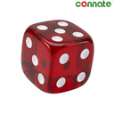 [15488] Connate Dice Transparent 16mm : T16 (Red)