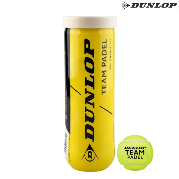 Dunlop Padel Balls Team : 601553 - Pack of 3 balls