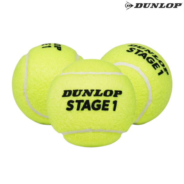 Dunlop Tennis Ball Stage 1 : 601342 - Pack of 3 balls