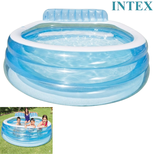 Intex Pool Swim Center Family Lounge : 88"X85"X30" : 57190NP : 3 years +