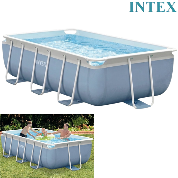 Intex Pool With Prism Frame Rectangular Set : 3M X 1.75M X 0.8M : 26784UK : 6years +