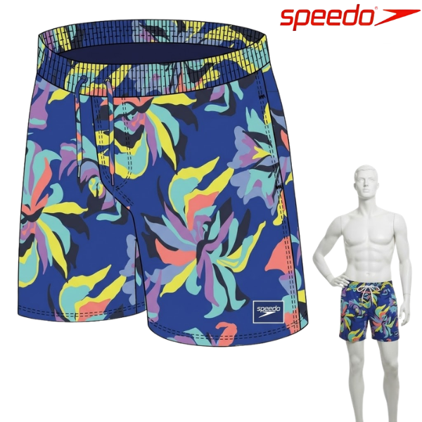 Speedo Water Shorts Digital Printed Leisure 14" : 8-00330916450