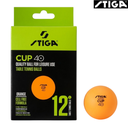 [16525] Stiga Table Tennis Balls Cup 40+ : 1110-2503-12 : Orange - Pack of 12 balls
