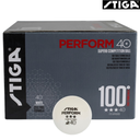 [16523] Stiga Table Tennis Balls Perform 40+ 3* Comp ITTF Approved : 1113-2210-10 - White - Per 1Pc