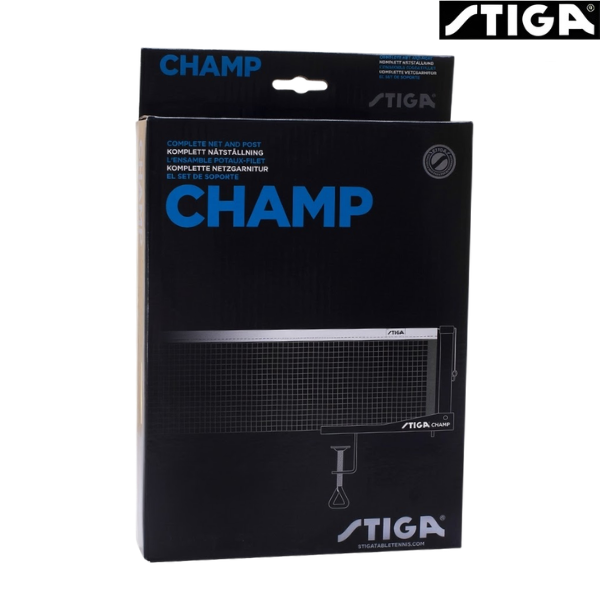 Stiga Table Tennis Net & Post Champ : 6360-00