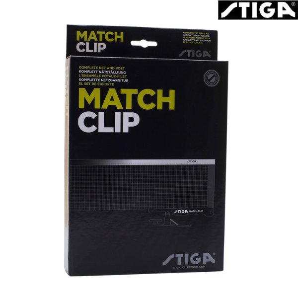 Stiga Table Tennis Net & Post Match Clip : 6375-00