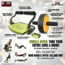 [16615] Body Sculpture Core Trimmer + Joerex Exercise Wheel Double