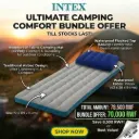 [16625] Intex Camping Mattress + Intex Pillow Downy