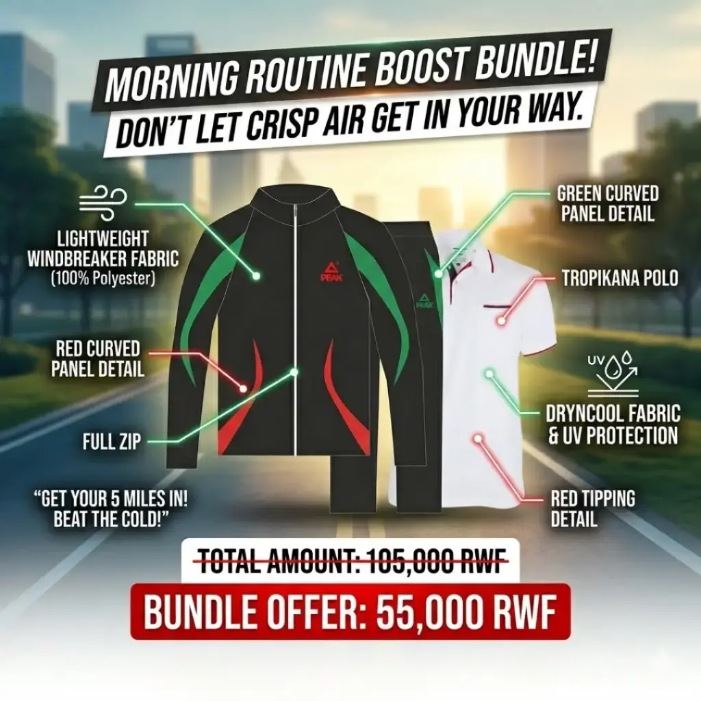 Peak Woven Tracksuit(Large) + Tropikana T:Shirt