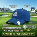 [16644] Peak Cap Sports Unisex (Royal Blue) + Longridge Deluxe Cap Clip And Ballmarker
