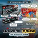 [16651] Lego Speed Champions Mercedes AMG F1 W15 Race Car + Himco Ludo,Snakes And Ladders