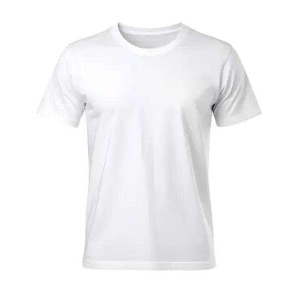White Round Neck T-shirts - 180gsm