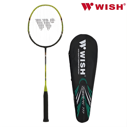 [4698] Wish Badminton Racket With Full Cover : 777