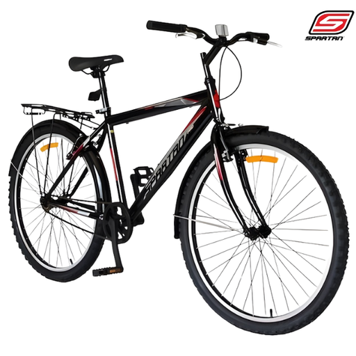 [6140] Spartan Bicycle Comutter Steel : SP-3050 : Black : 26"