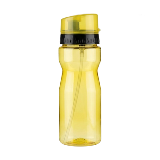 [4855] Prem Water Bottle Sip N Spray 700ml - Yellow