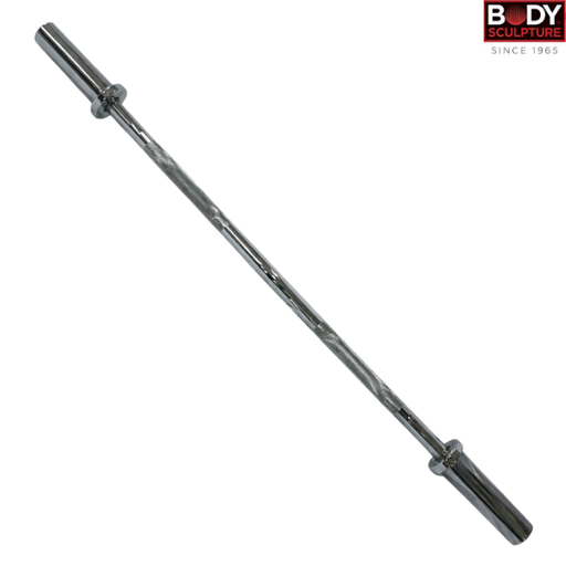 [5302] Body Sculpture Steel Bar Knurled Olympic 47" :BW-8010