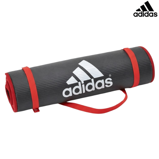 [8317] Adidas Fitness Mat Training : ADMT-12235 - 10mm - Black/Red