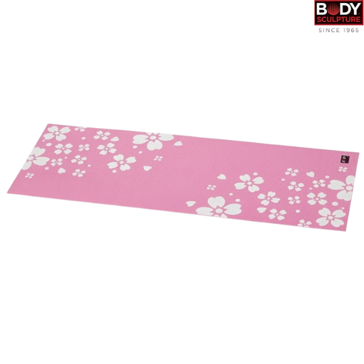 [4747] Body Sculpture Sculptured Yoga Mat :BB-8300G2-S - 4mm - Pink