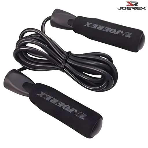 [14840] Joerex Skip Rope With Bearings : 28473 - 9ft - Black