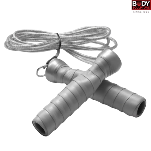 [5381] Joerex Skip Rope Cable Speed :BK-138-B - 9ft -Clear/Grey