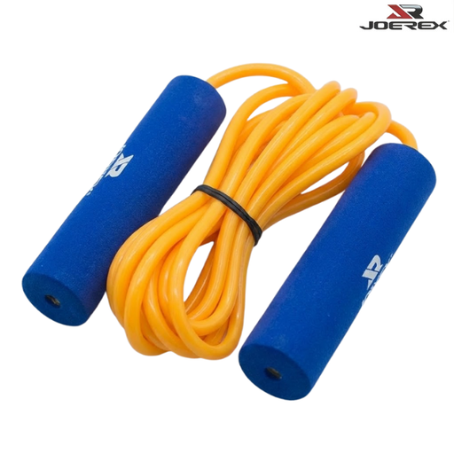 [4892] Joerex Skip Rope Foam Handle : JD6058 - 9ft - Royal Blue/Orange
