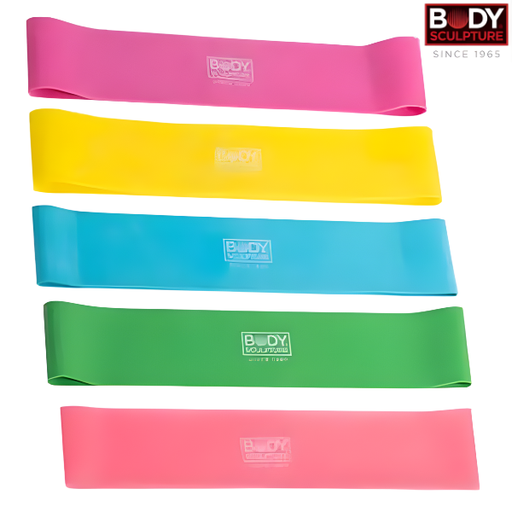 [15152] Body Sculpture Resistance Band Set Of 5Pcs -BB-103CE-B
