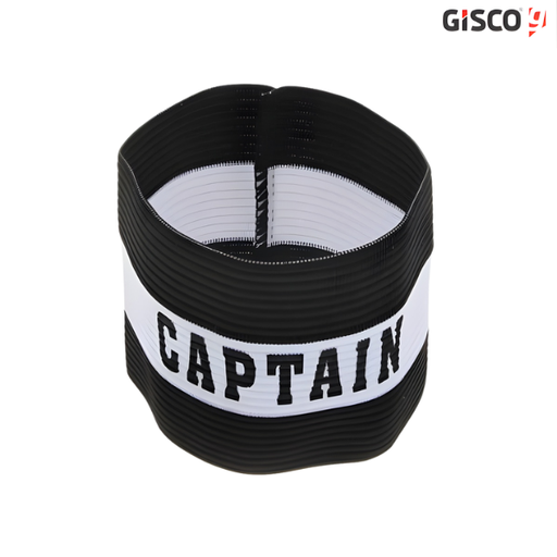 [9927] Gisco Captains Arm Band : 66401 - Black/White