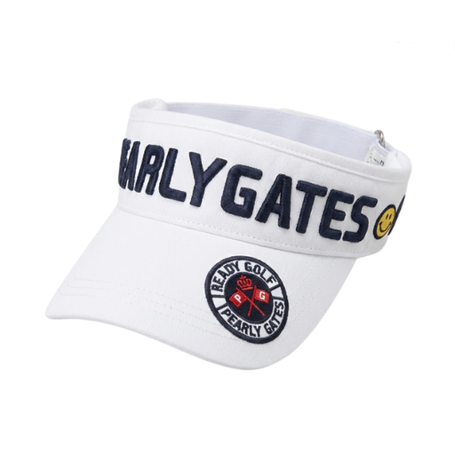 [5092] Pearly Gates Visor Ladies - White