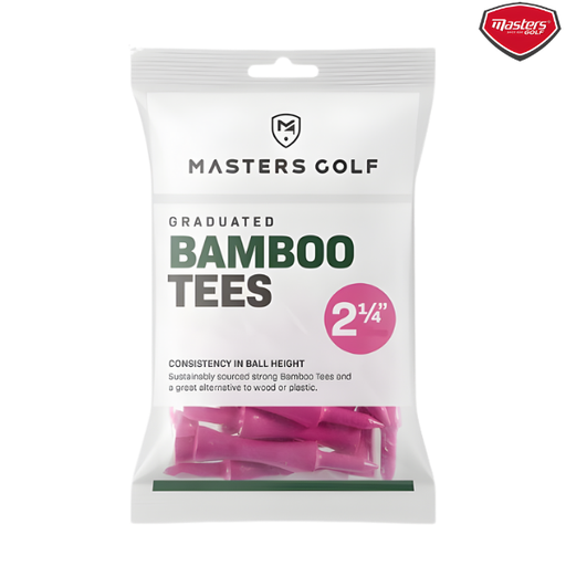 [14984] Masters Masters Bamboo Graduated Tees - 57mm - Pink